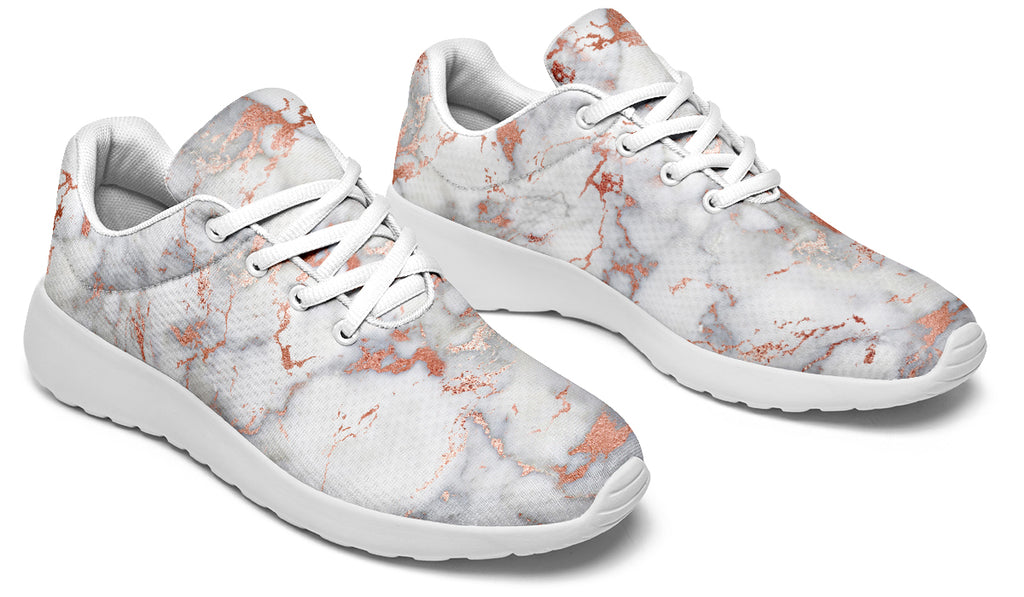 Marble Blush Sneakers - Offbeat Sweetie