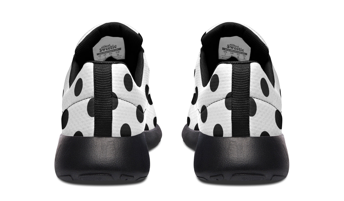 Marshmallow White Polka Dot Sneakers