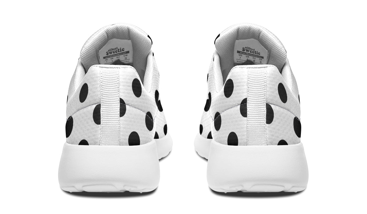 Marshmallow White Polka Dot Sneakers