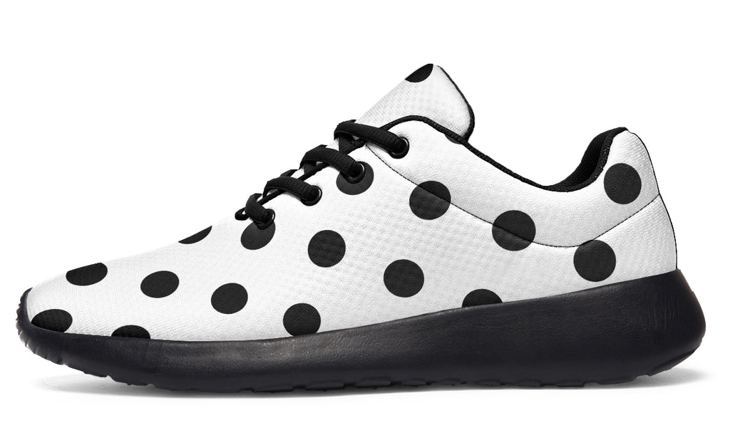 Marshmallow White Polka Dot Sneakers
