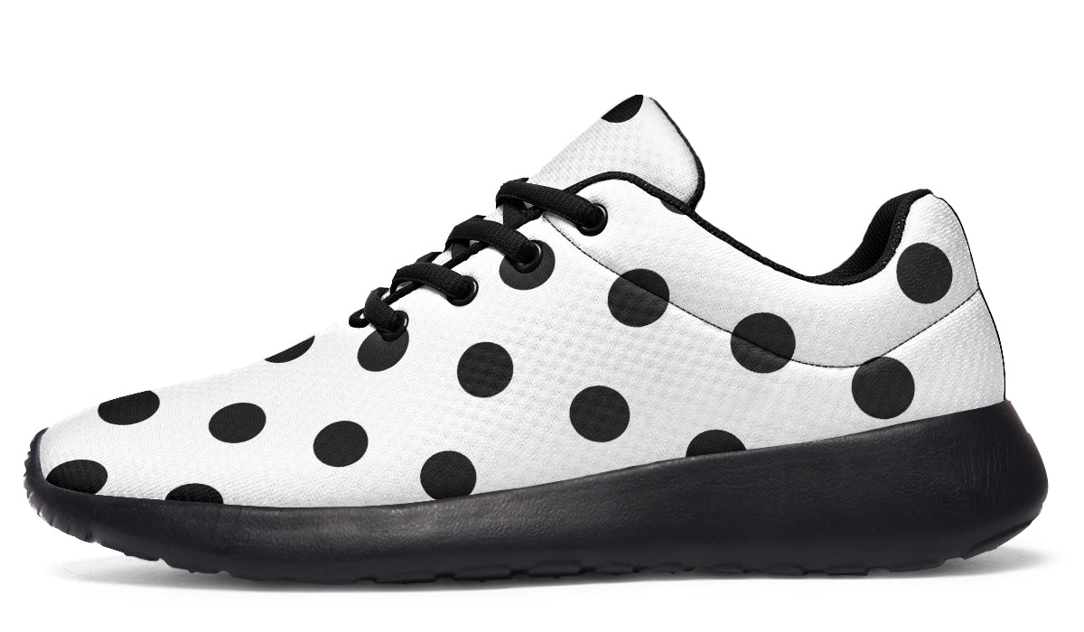 Marshmallow White Polka Dot Sneakers