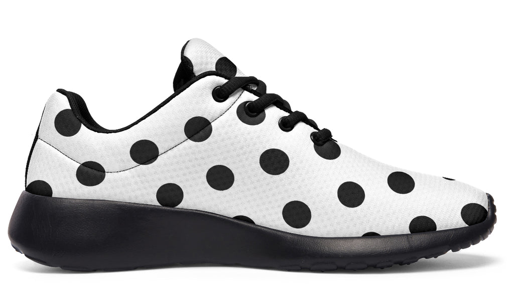 Marshmallow White Polka Dot Sneakers