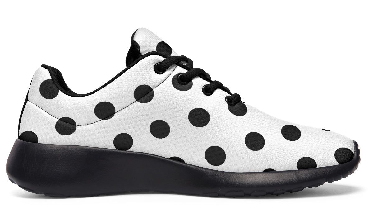 Marshmallow White Polka Dot Sneakers