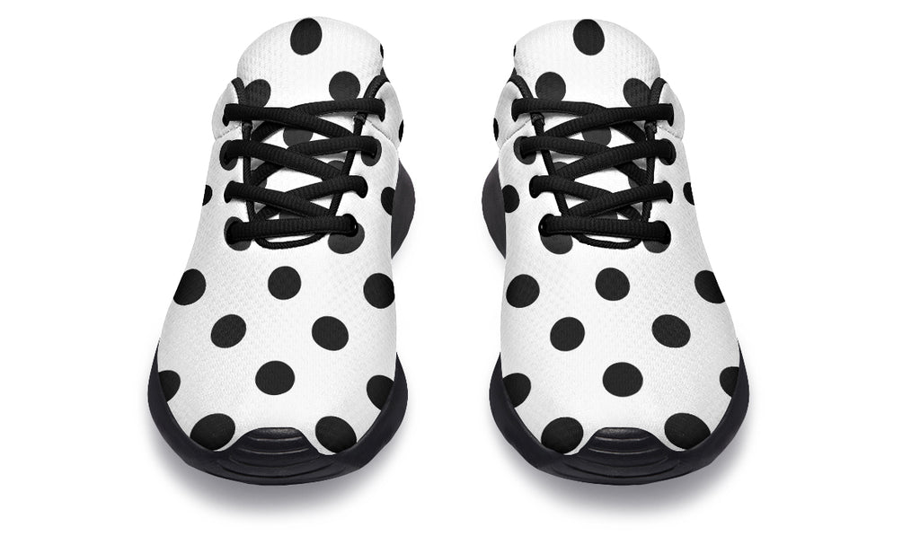 Marshmallow White Polka Dot Sneakers