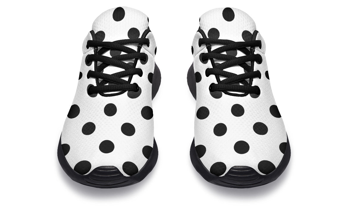 Marshmallow White Polka Dot Sneakers