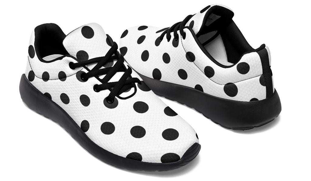 Marshmallow White Polka Dot Sneakers