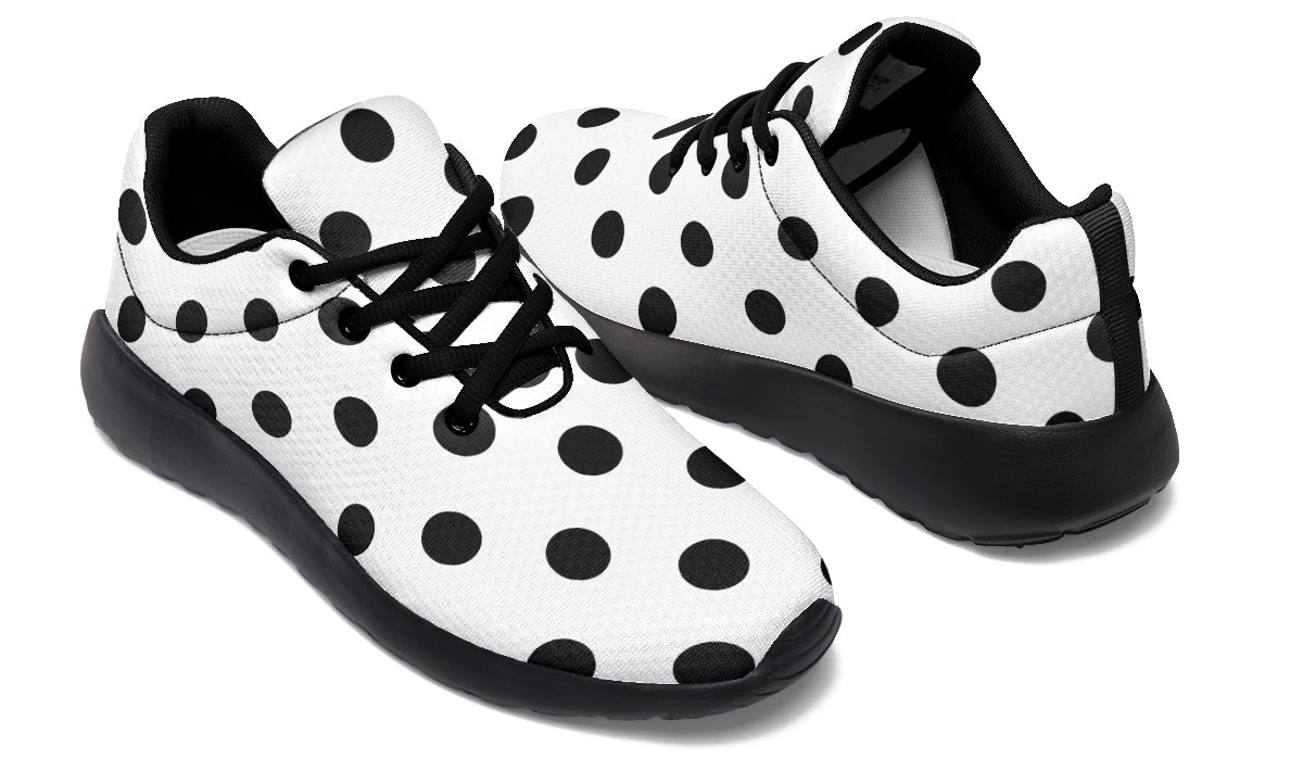 Marshmallow White Polka Dot Sneakers