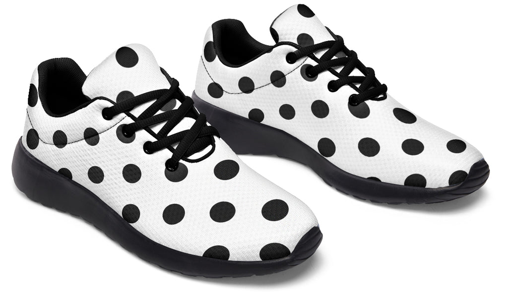 Marshmallow White Polka Dot Sneakers