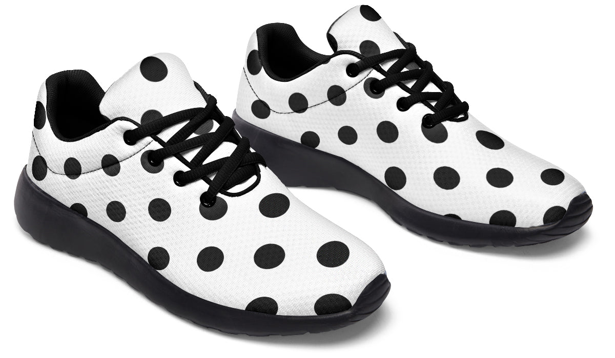 Marshmallow White Polka Dot Sneakers