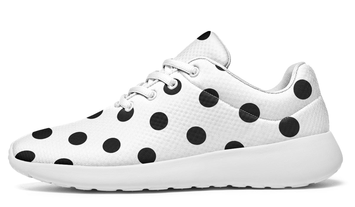 Marshmallow White Polka Dot Sneakers