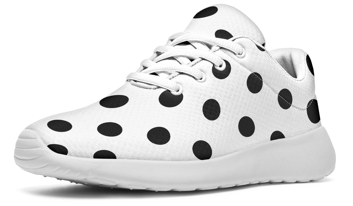 Marshmallow White Polka Dot Sneakers