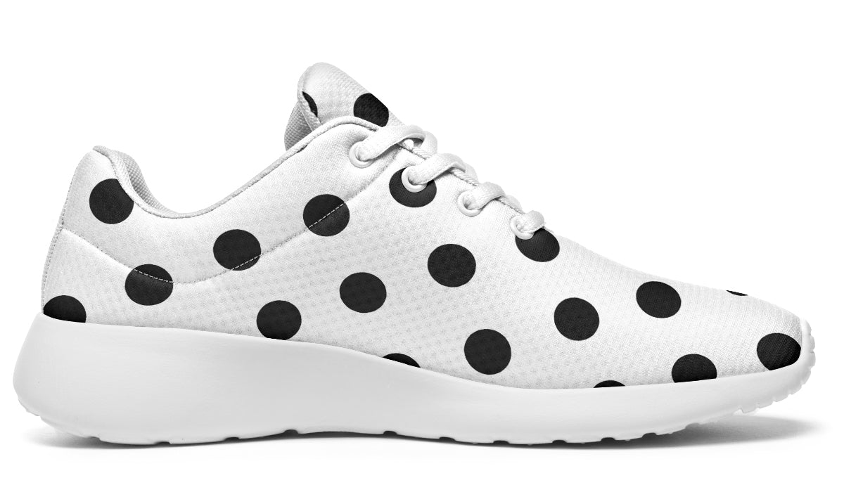 Marshmallow White Polka Dot Sneakers