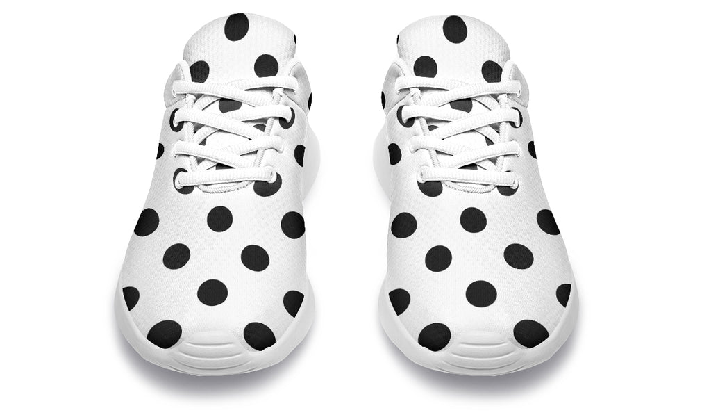 Marshmallow White Polka Dot Sneakers