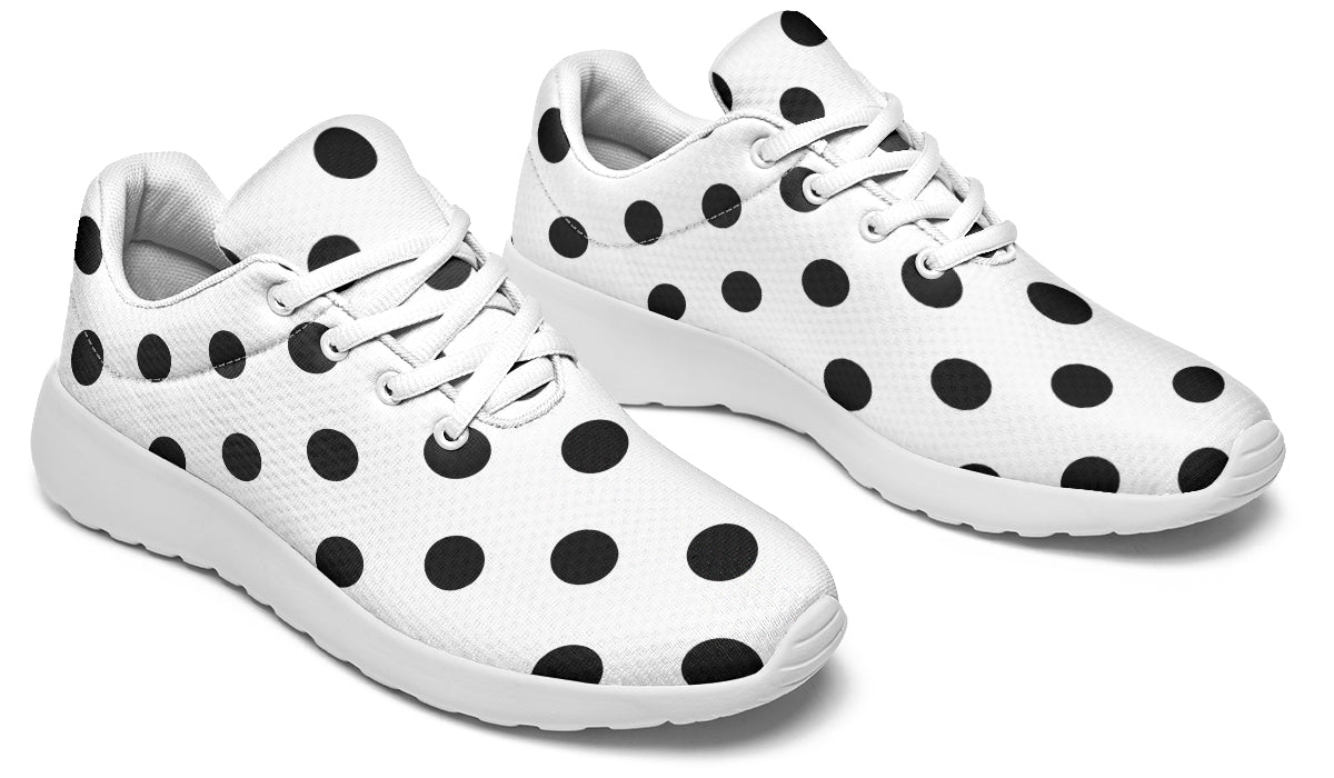 Marshmallow White Polka Dot Sneakers