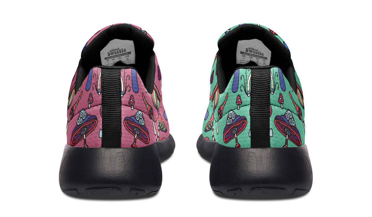Mismatched Mushrooms Sneakers - Offbeat Sweetie