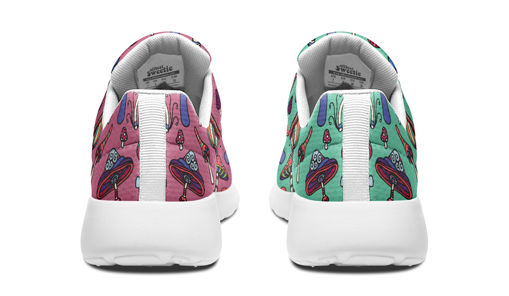 Mismatched Mushrooms Sneakers - Offbeat Sweetie
