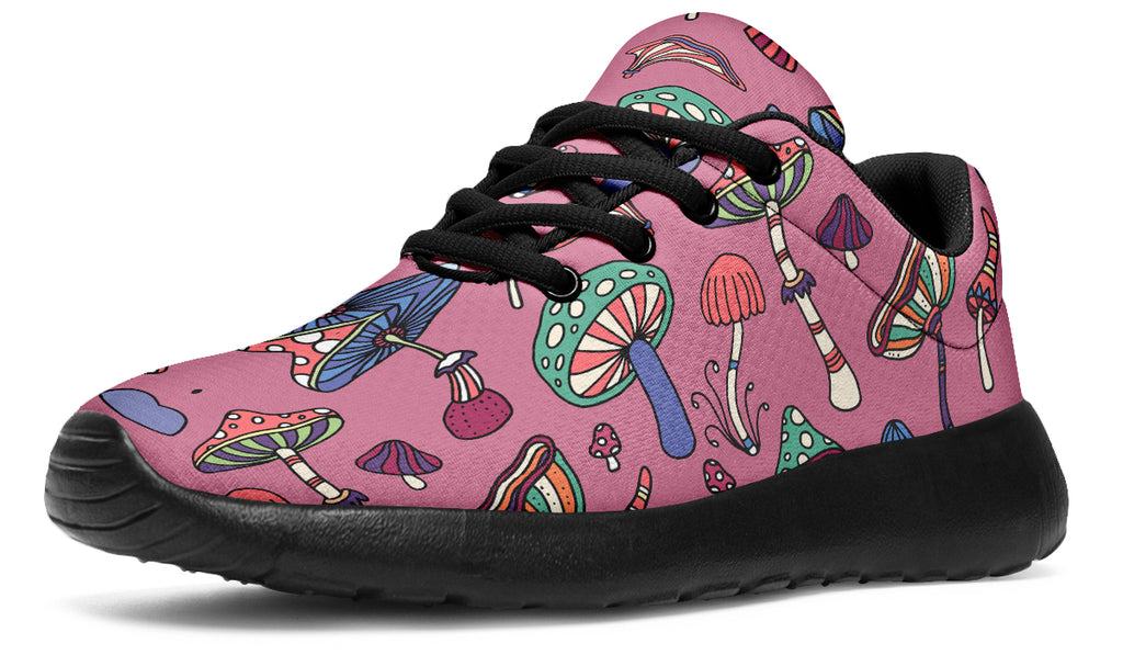 Mismatched Mushrooms Sneakers - Offbeat Sweetie