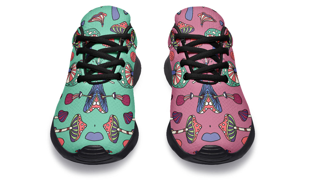 Mismatched Mushrooms Sneakers - Offbeat Sweetie