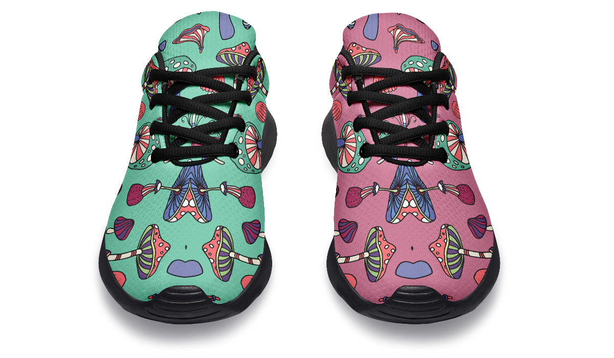 Mismatched Mushrooms Sneakers - Offbeat Sweetie