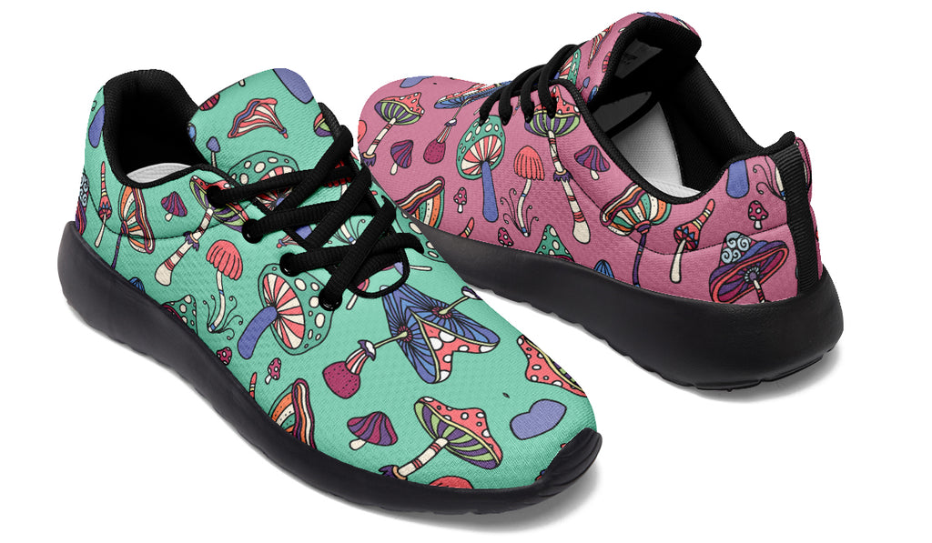 Mismatched Mushrooms Sneakers - Offbeat Sweetie