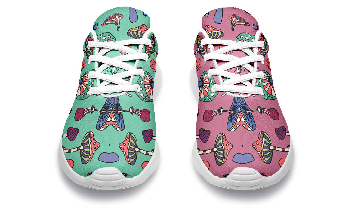 Mismatched Mushrooms Sneakers - Offbeat Sweetie