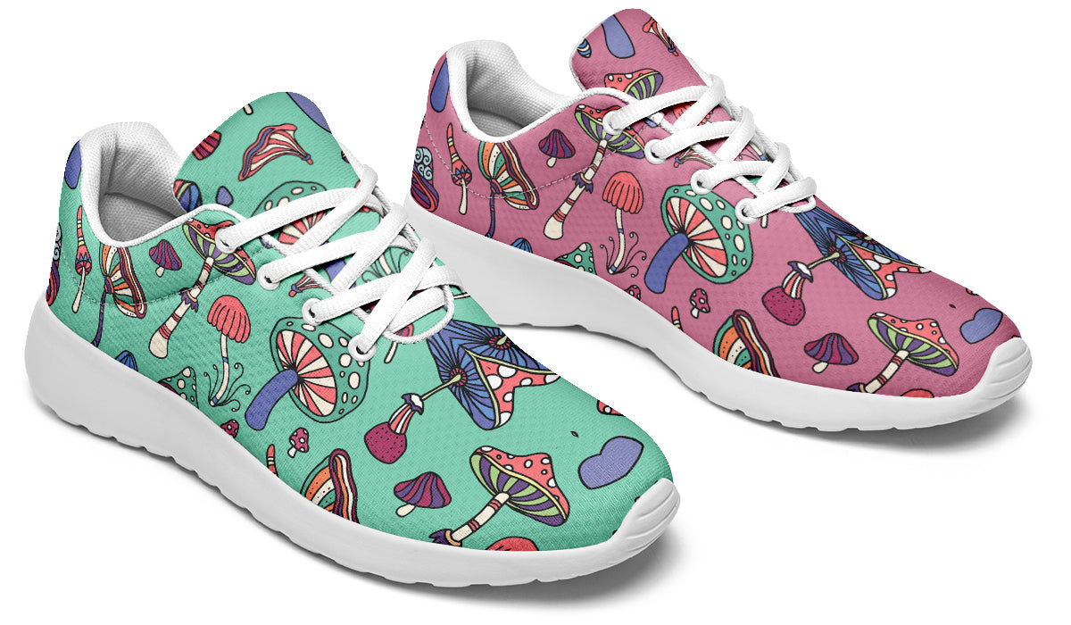 Mismatched Mushrooms Sneakers - Offbeat Sweetie