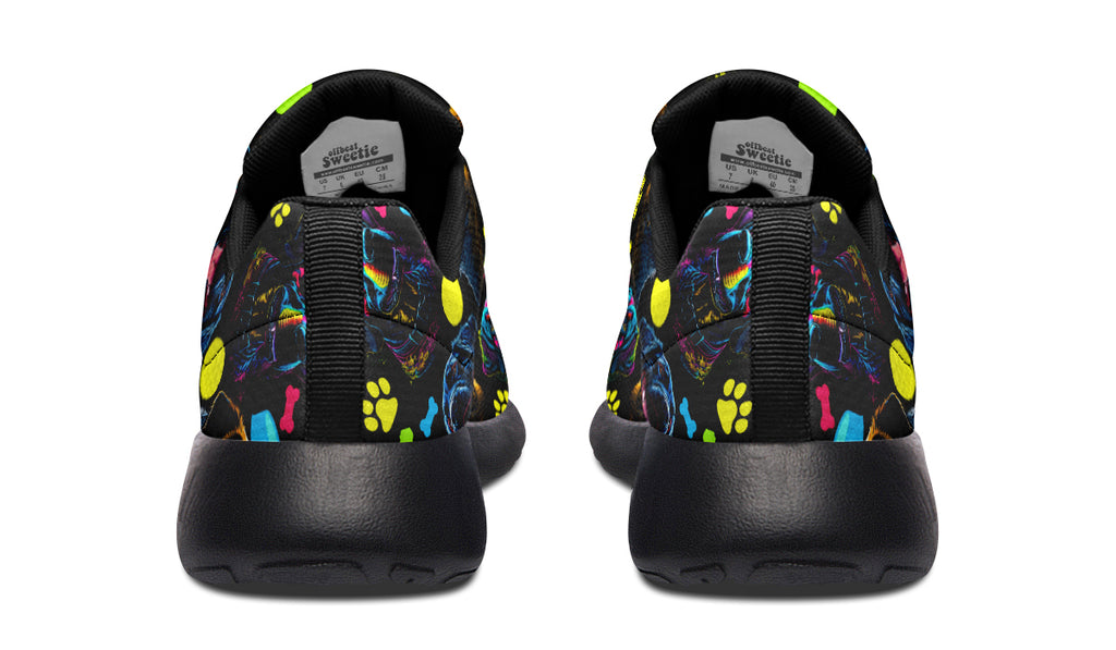 Neon Dogs Sneakers - Offbeat Sweetie