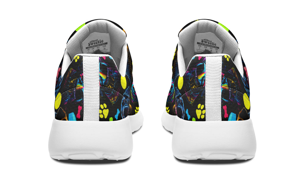 Neon Dogs Sneakers - Offbeat Sweetie