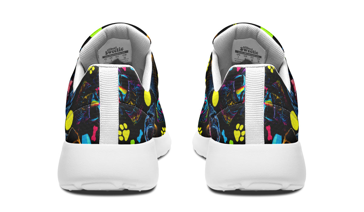 Neon Dogs Sneakers - Offbeat Sweetie