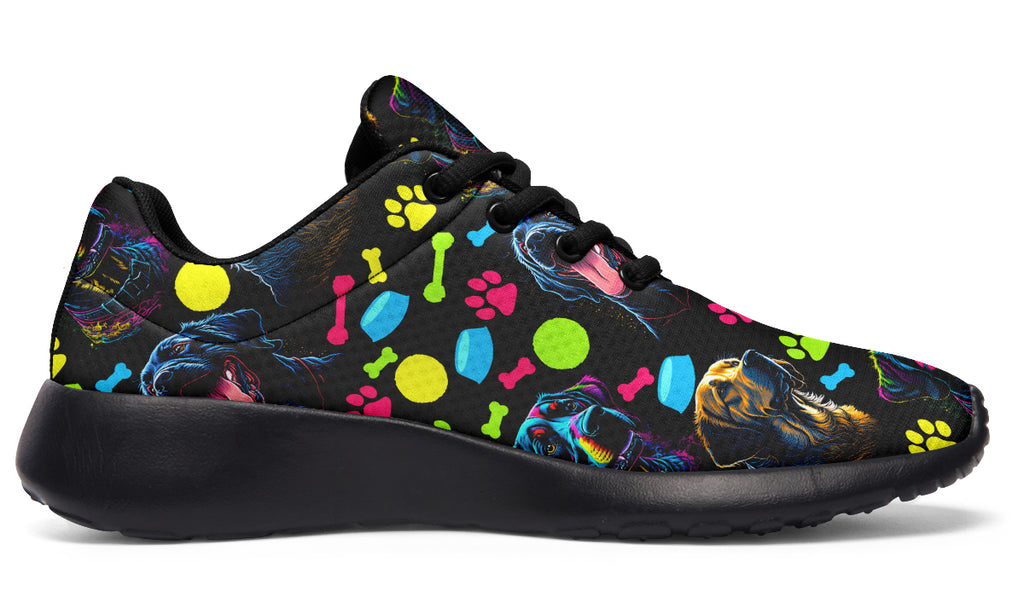 Neon Dogs Sneakers - Offbeat Sweetie