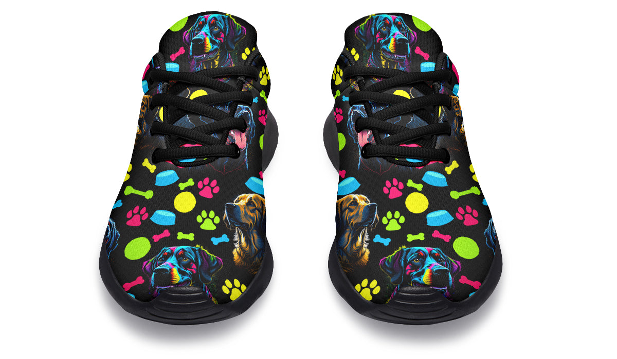 Neon Dogs Sneakers - Offbeat Sweetie