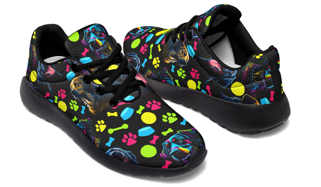 Neon Dogs Sneakers - Offbeat Sweetie