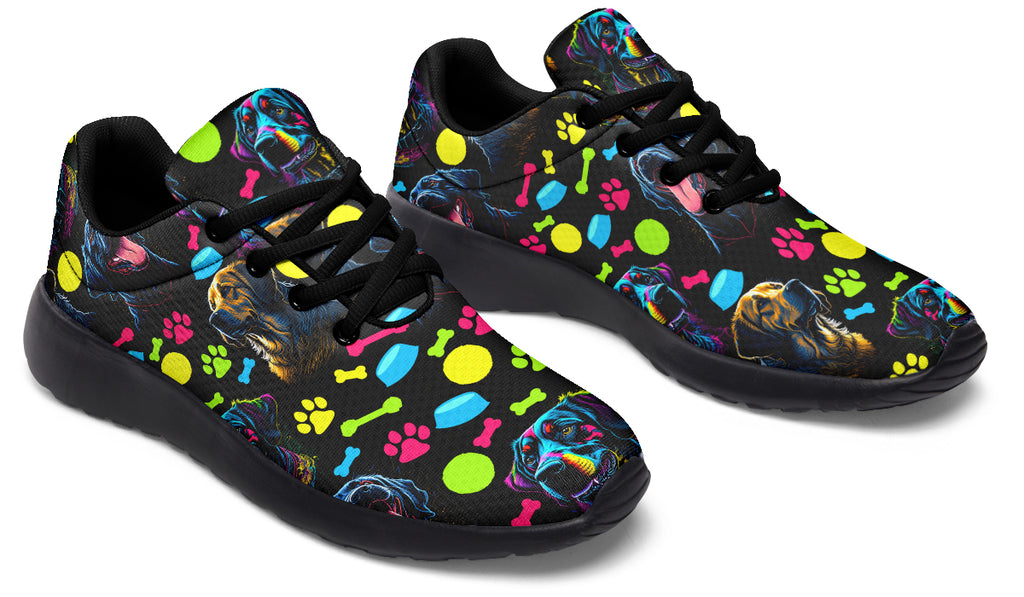 Neon Dogs Sneakers - Offbeat Sweetie