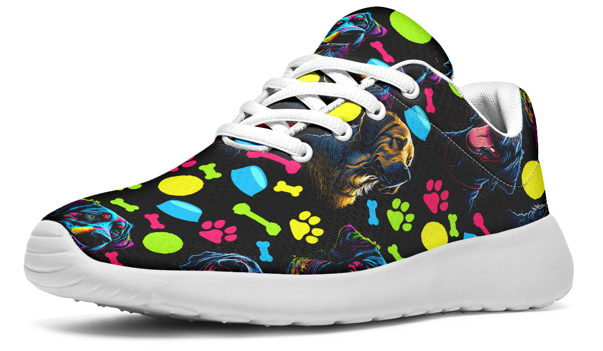 Neon Dogs Sneakers - Offbeat Sweetie