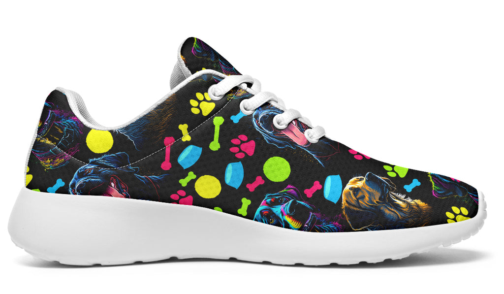 Neon Dogs Sneakers - Offbeat Sweetie