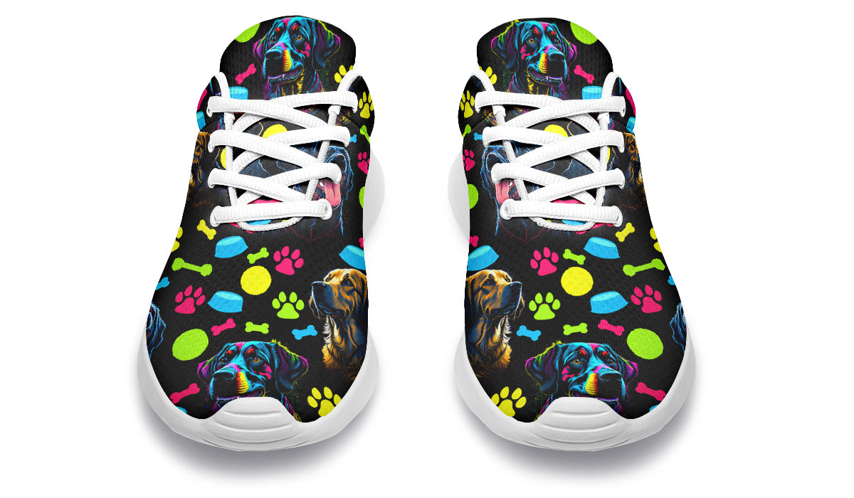 Neon Dogs Sneakers - Offbeat Sweetie