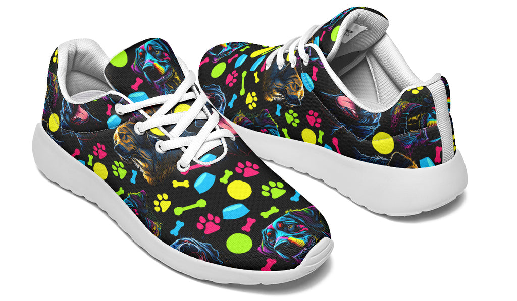 Neon Dogs Sneakers - Offbeat Sweetie