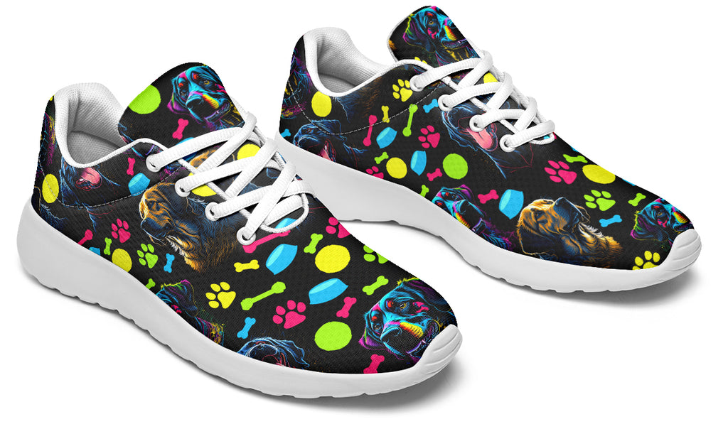 Neon Dogs Sneakers - Offbeat Sweetie