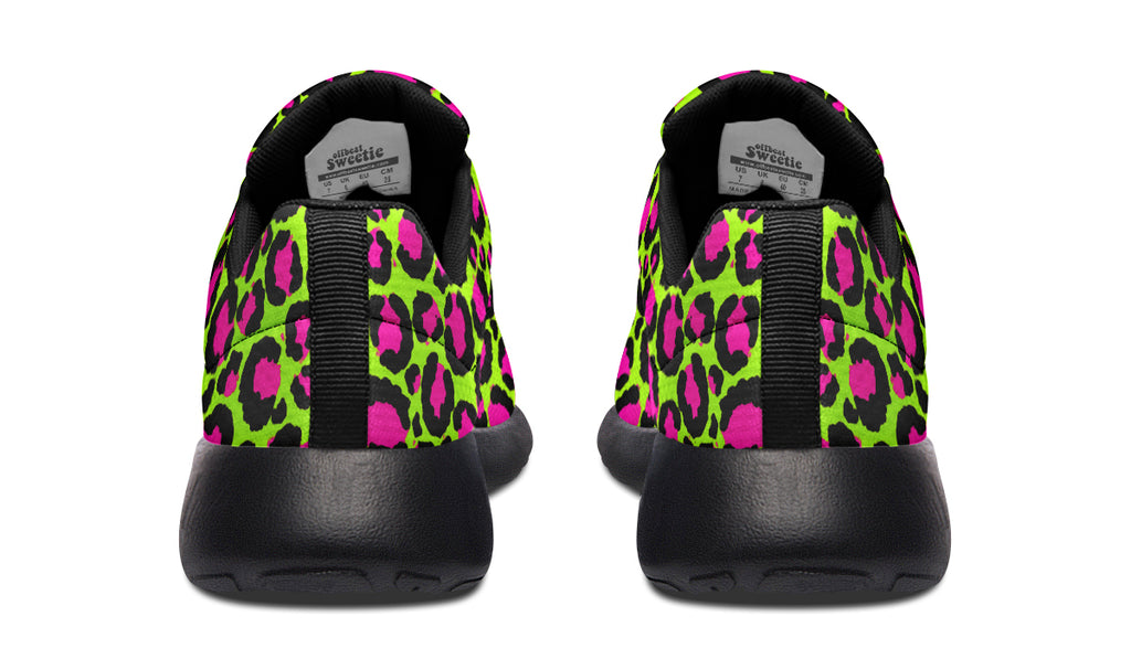 Neon Leopard Sneakers - Offbeat Sweetie