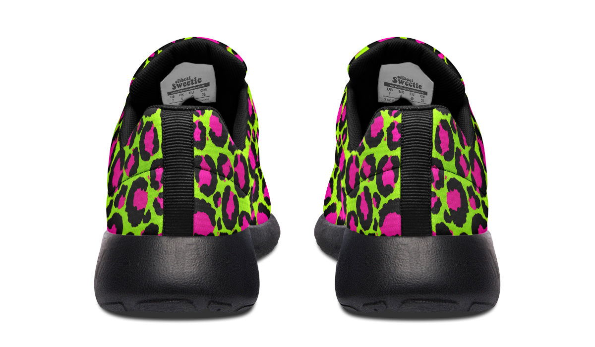 Neon Leopard Sneakers - Offbeat Sweetie