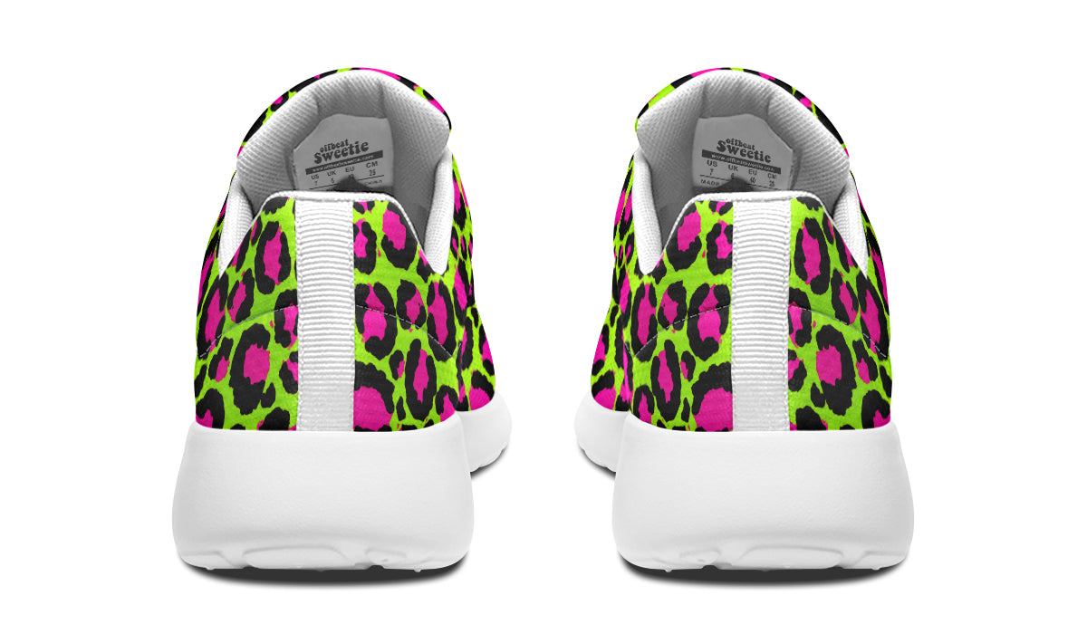 Neon Leopard Sneakers - Offbeat Sweetie