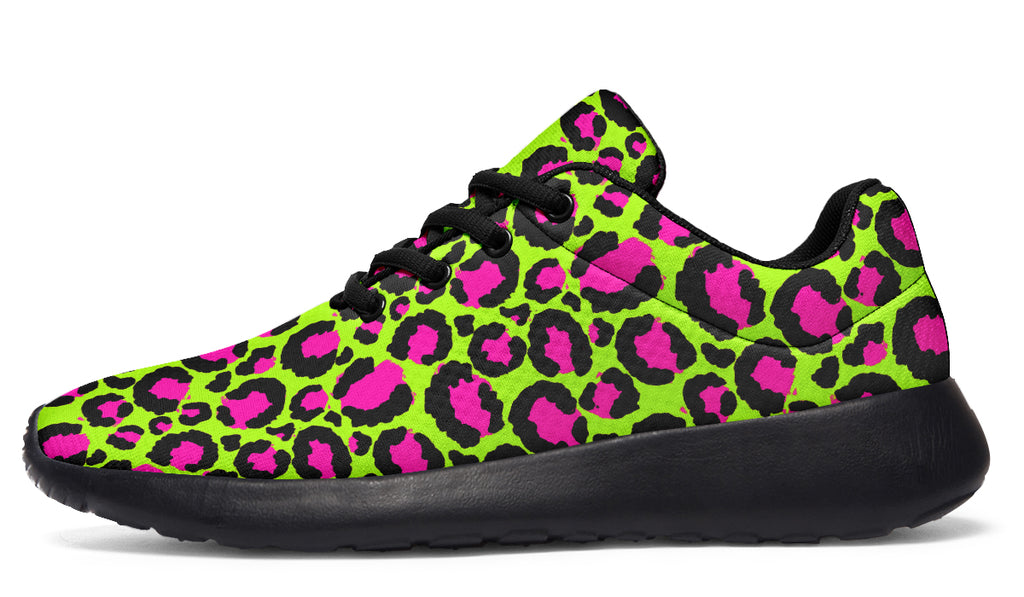 Neon Leopard Sneakers - Offbeat Sweetie