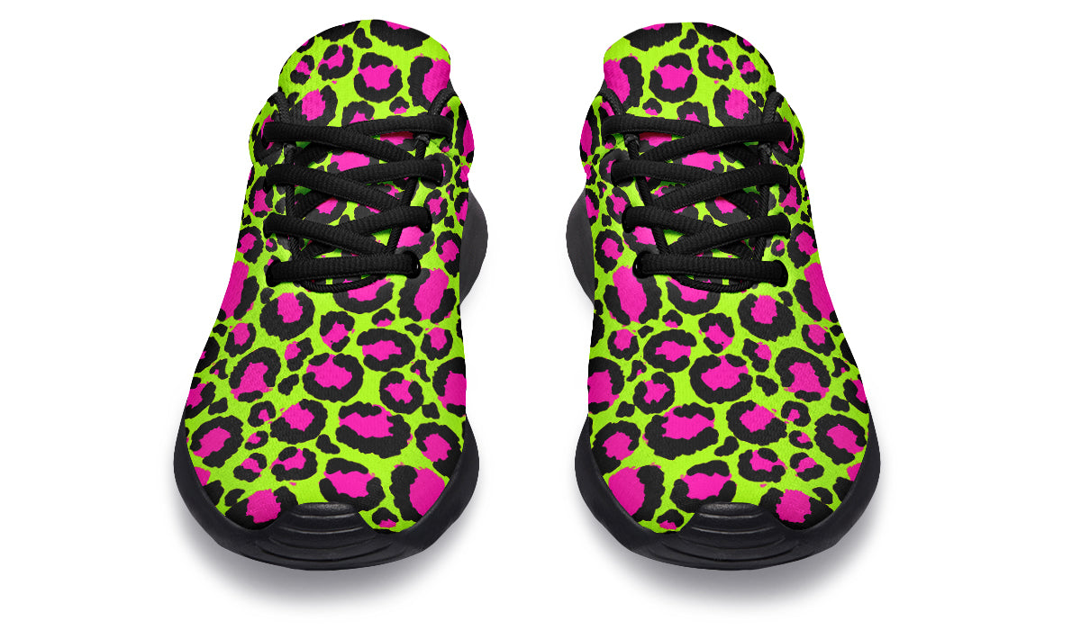 Neon Leopard Sneakers - Offbeat Sweetie
