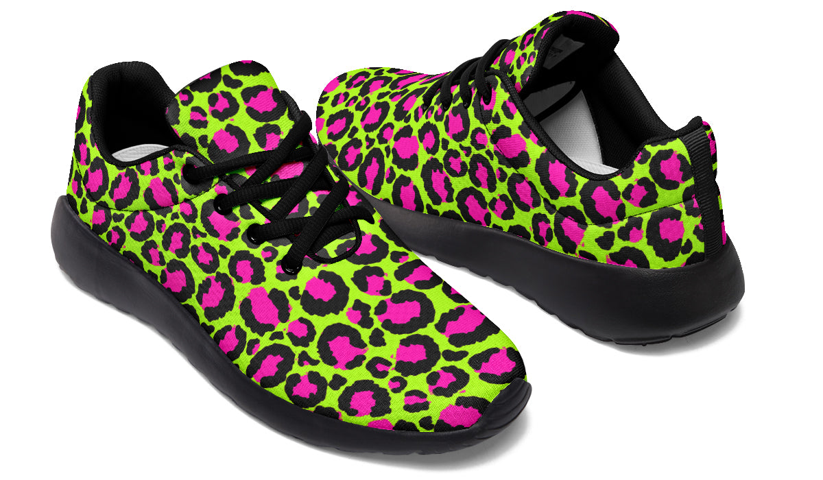 Neon Leopard Sneakers - Offbeat Sweetie