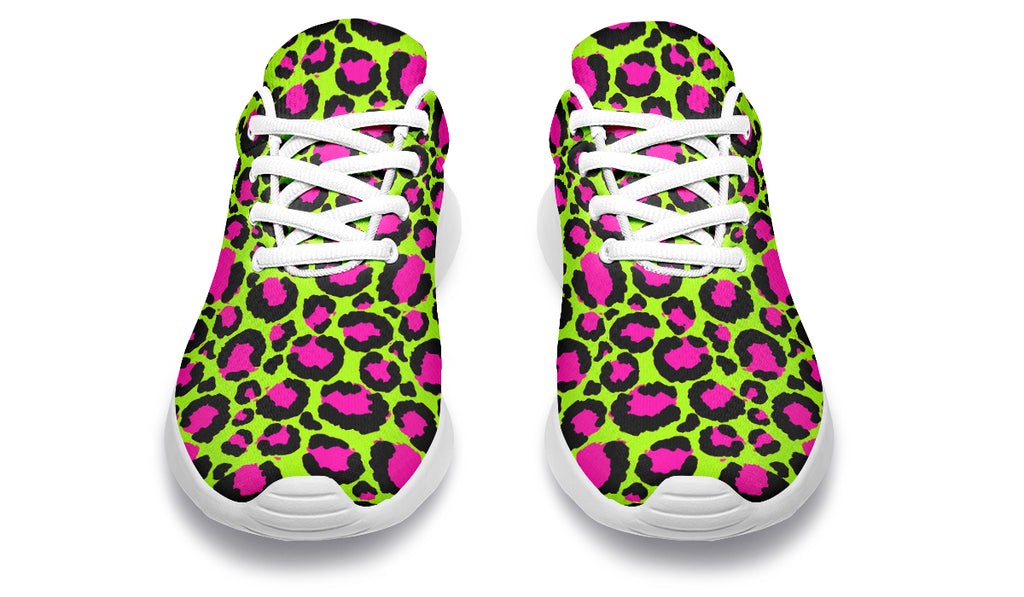 Neon Leopard Sneakers - Offbeat Sweetie