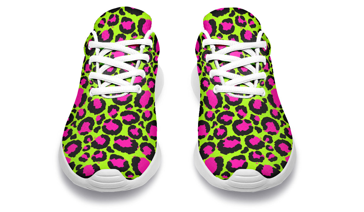 Neon Leopard Sneakers - Offbeat Sweetie