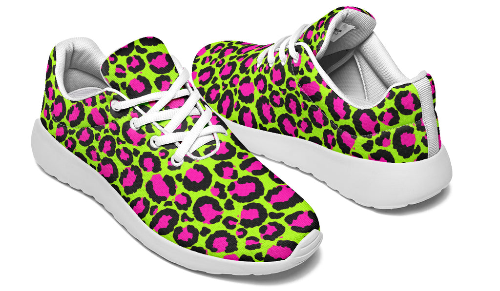 Neon Leopard Sneakers - Offbeat Sweetie