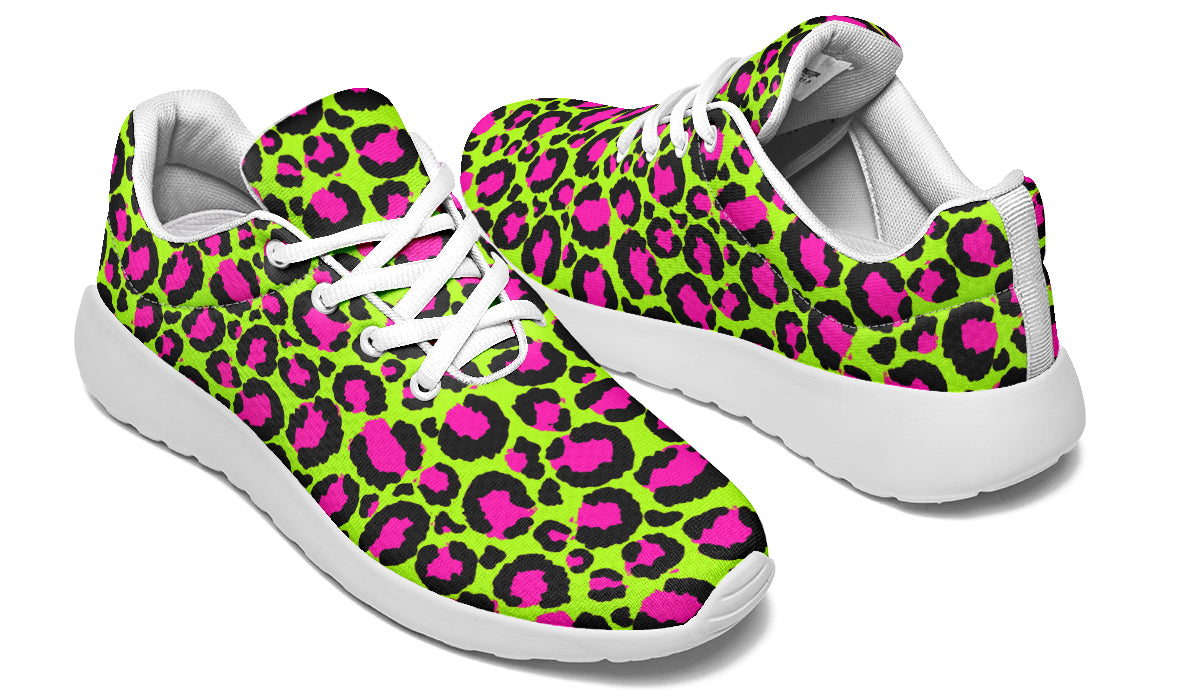 Neon Leopard Sneakers - Offbeat Sweetie