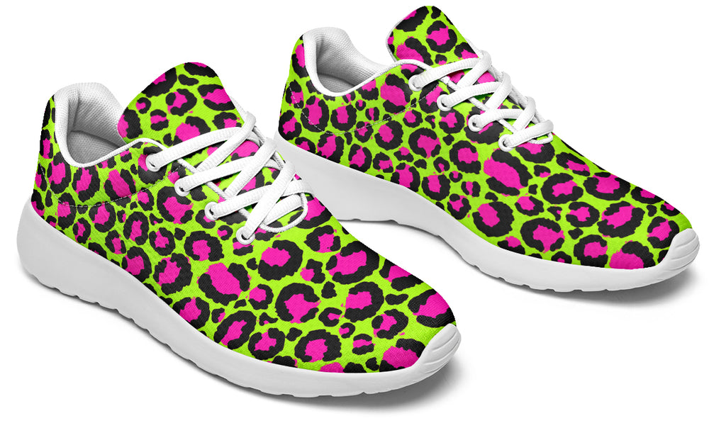 Neon Leopard Sneakers - Offbeat Sweetie