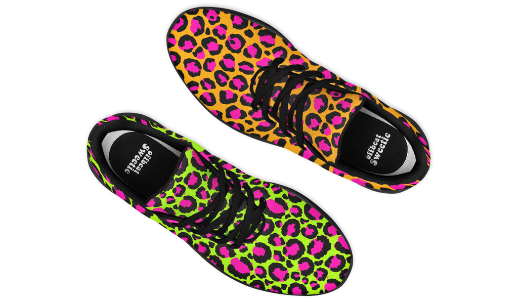 Neon Leopard x Neon Safari Mismatch Sneakers